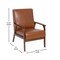 Flash Furniture Cognac LeatherSoft Arm Chair with Wood Frame IS-IT673317-BR-GG - alternate 8